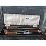 Cased carving set