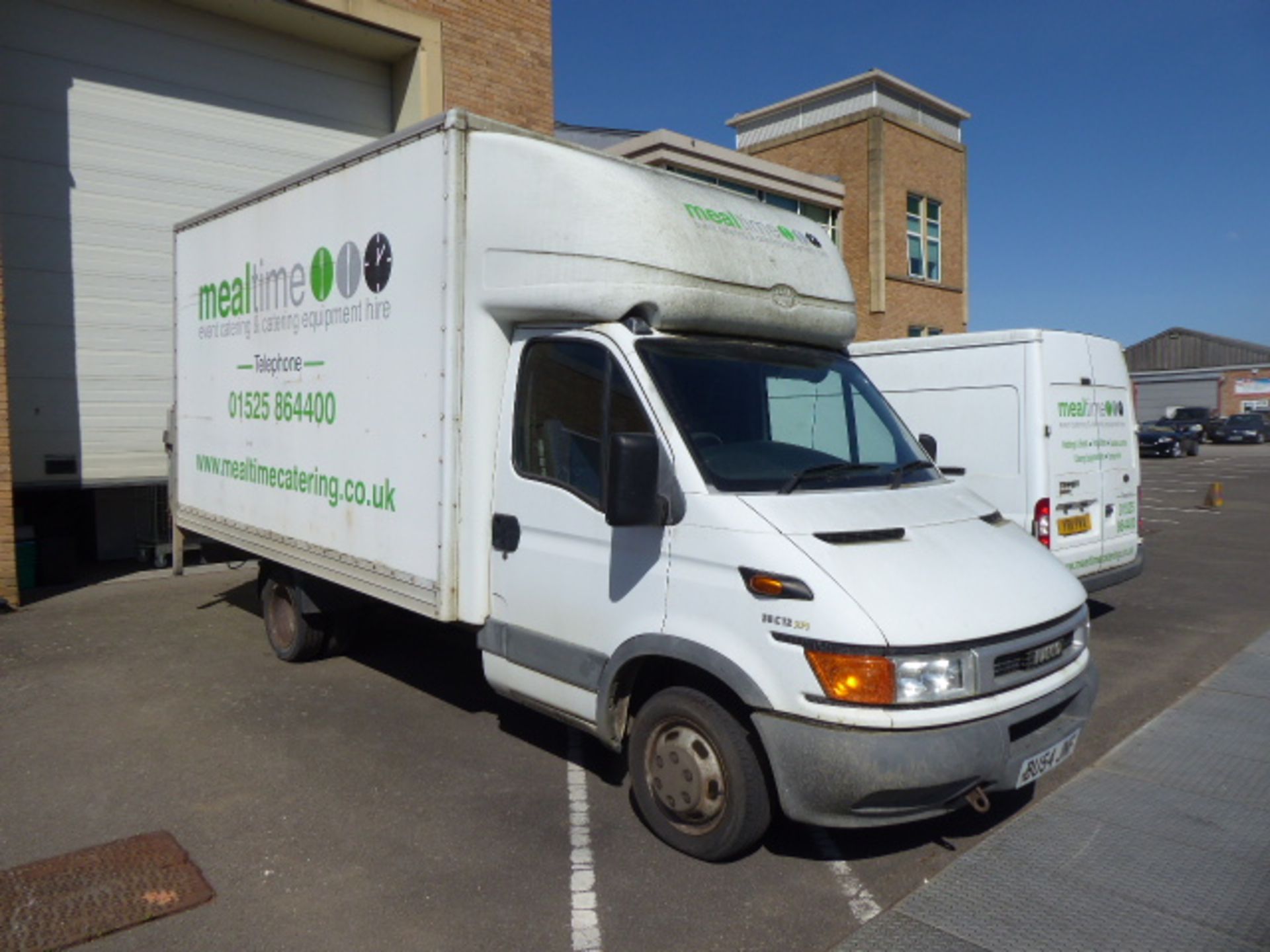 BU54 JNF Iveco Daily 35C12HPI Luton box van with tail lift, SWB, 120,000 miles, MOT: 20.04.22, first