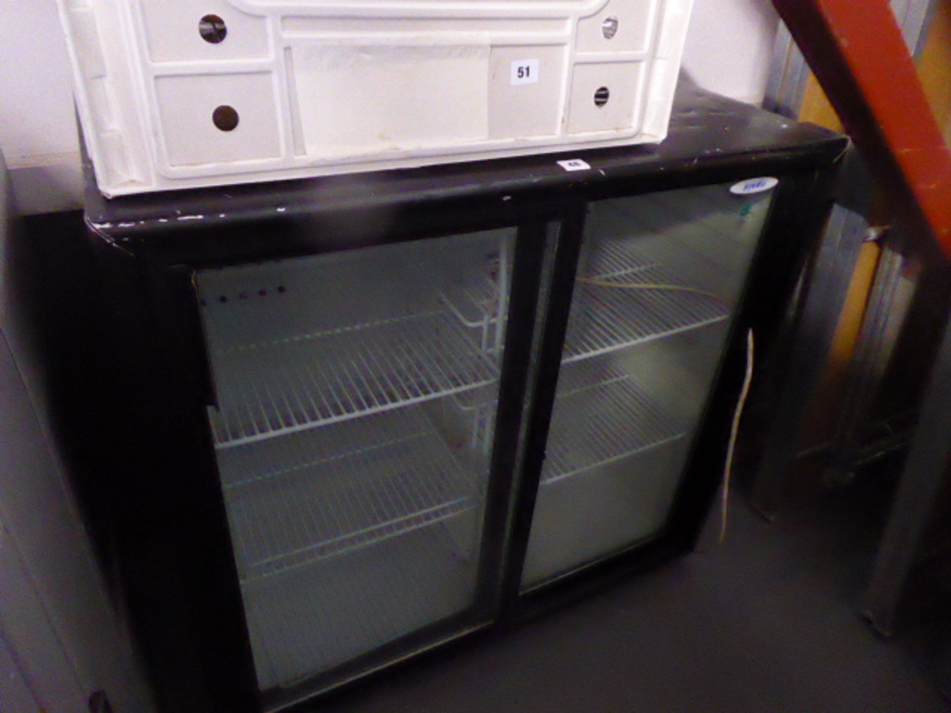 90cm Prodis under counter glazed display fridge