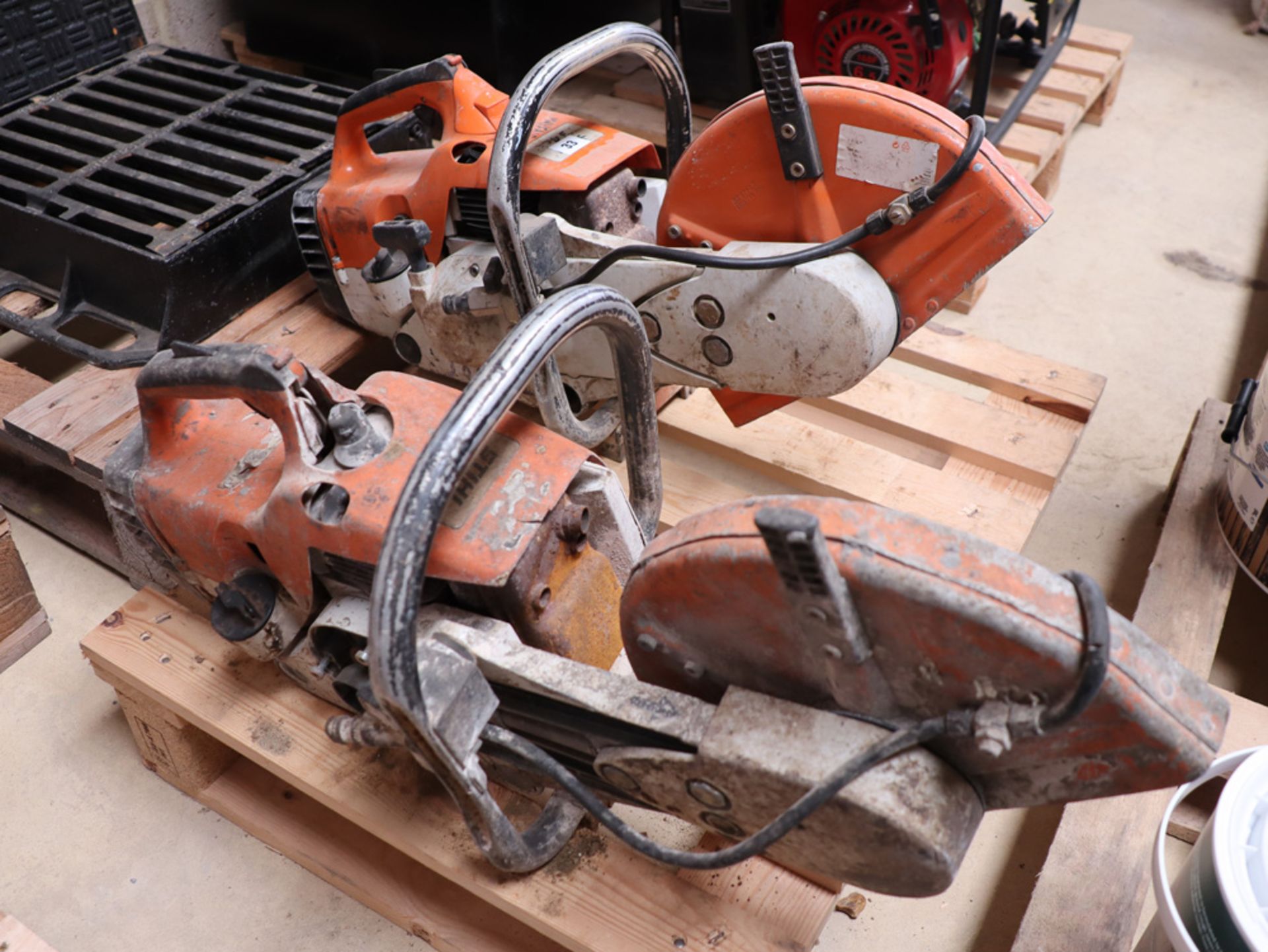 2 Stihl TS400 petrol engine site saws