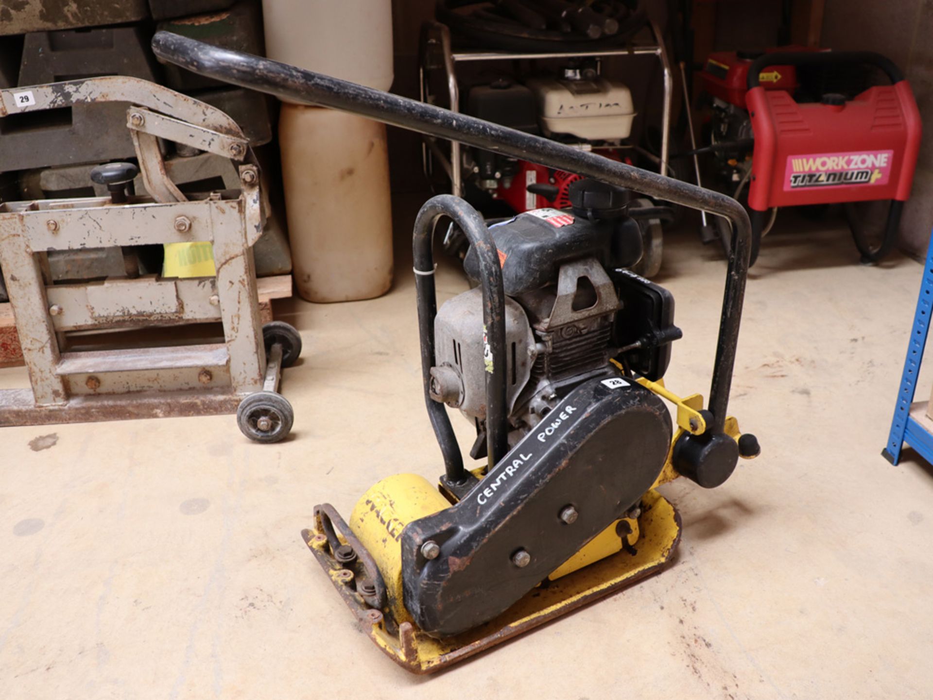 Wacker Honda GX 100 petrol engine vibrating compactor