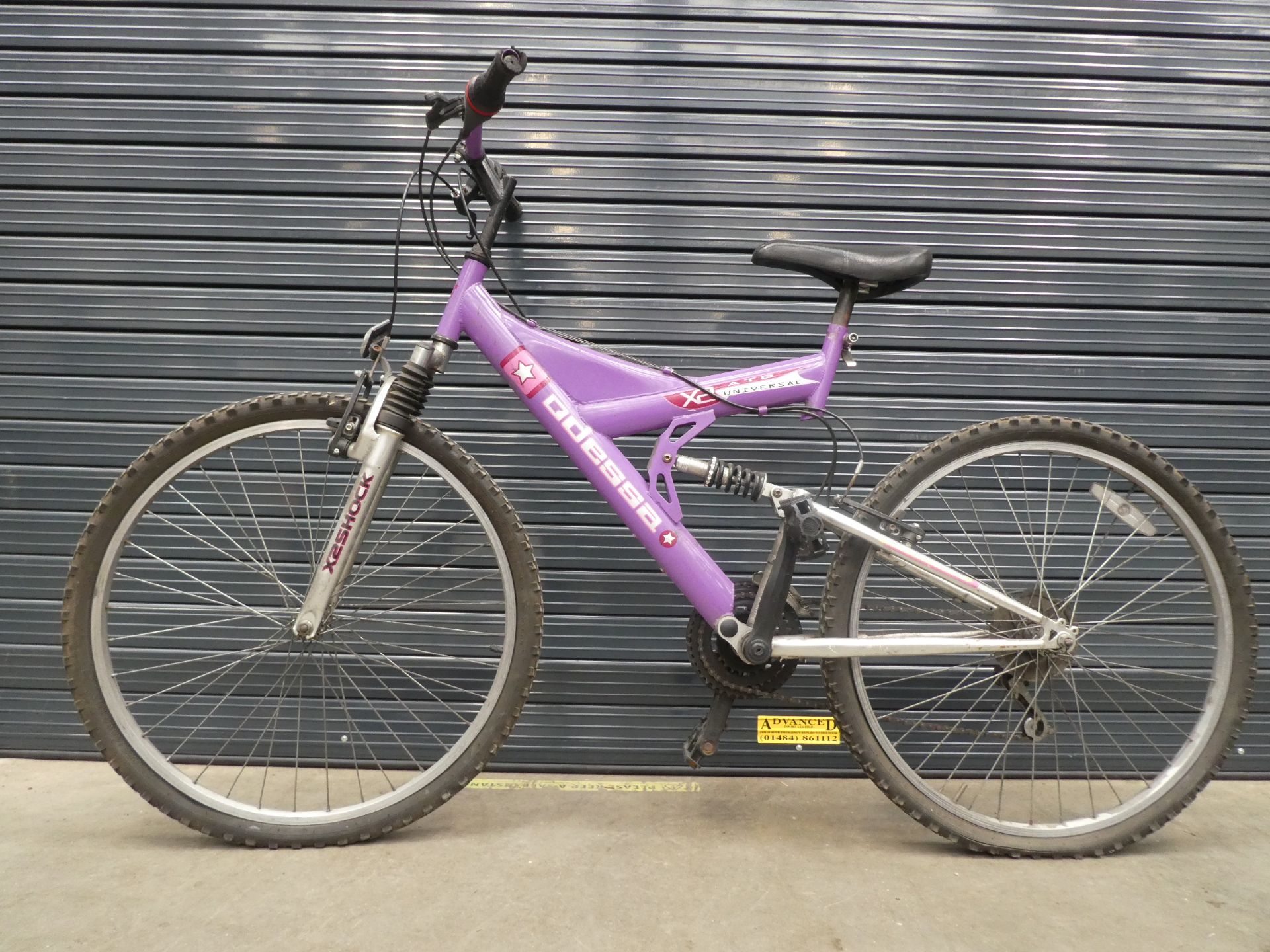 4022 Purple Odessa child's suspension mountain bike