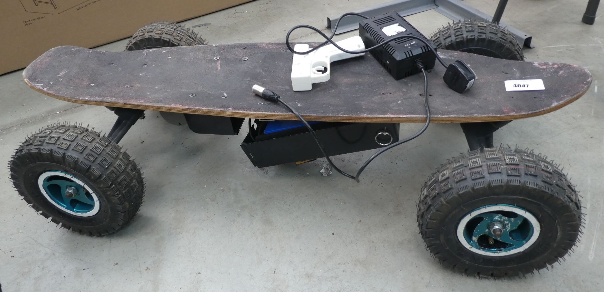 Electric powered skateboard