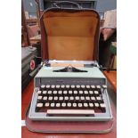 Cased Remington typewriter