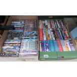2 boxes with DVD's