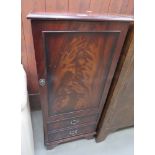 Reproduction flame mahogany hifi cabinet