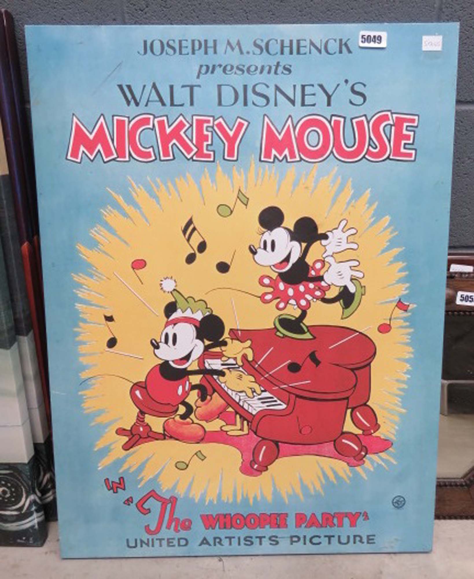 Walt Disney Mickey Mouse poster