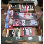 (11) Box containing Star Wars figures