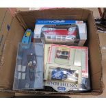 Box containing a quantity of boxed toy cars