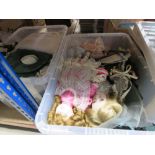 2 boxes with a qty of children's dolls