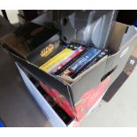 2 boxes containing a quantity of DVD's