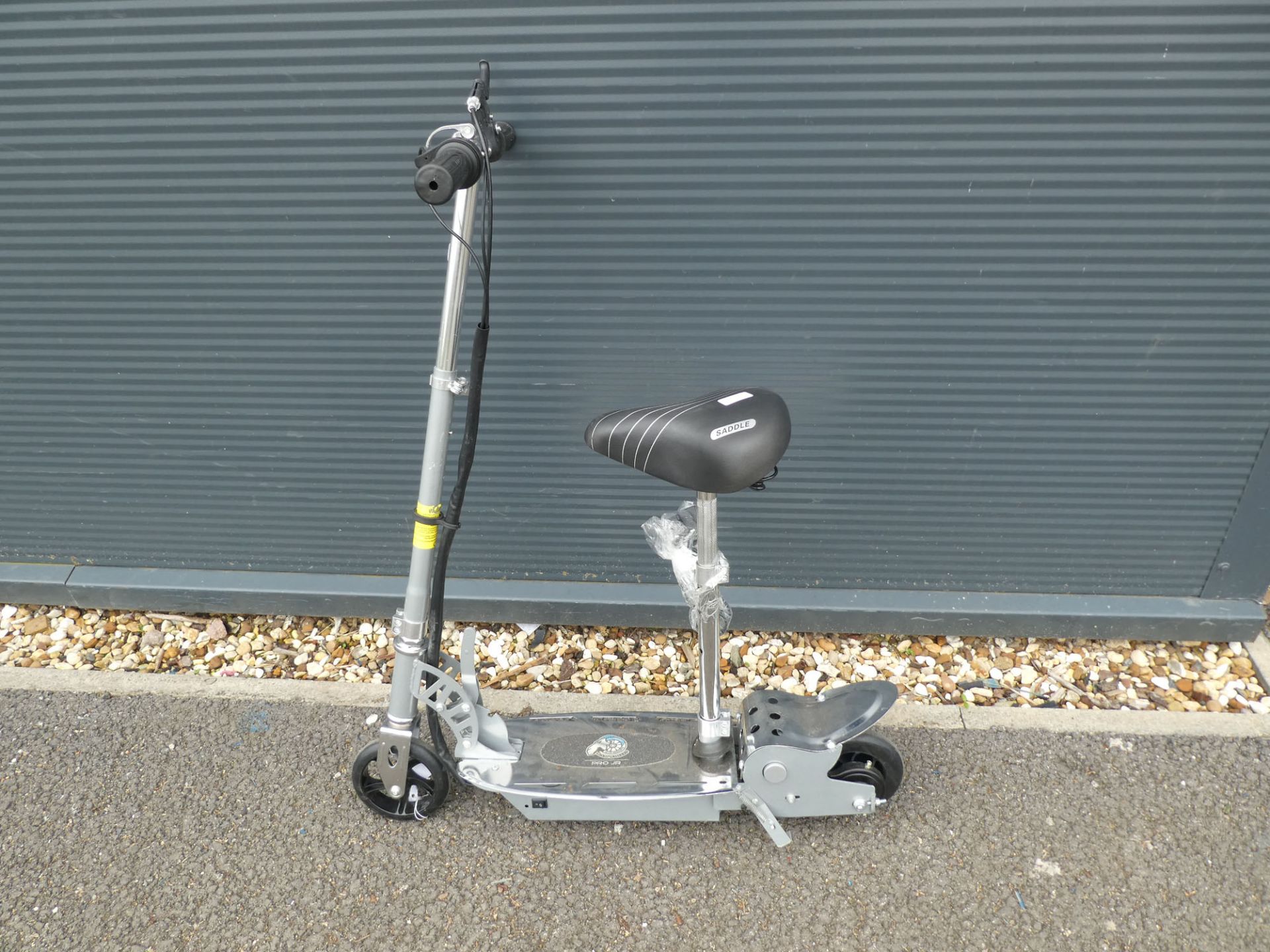 Pro Junior electric scooter in chrome