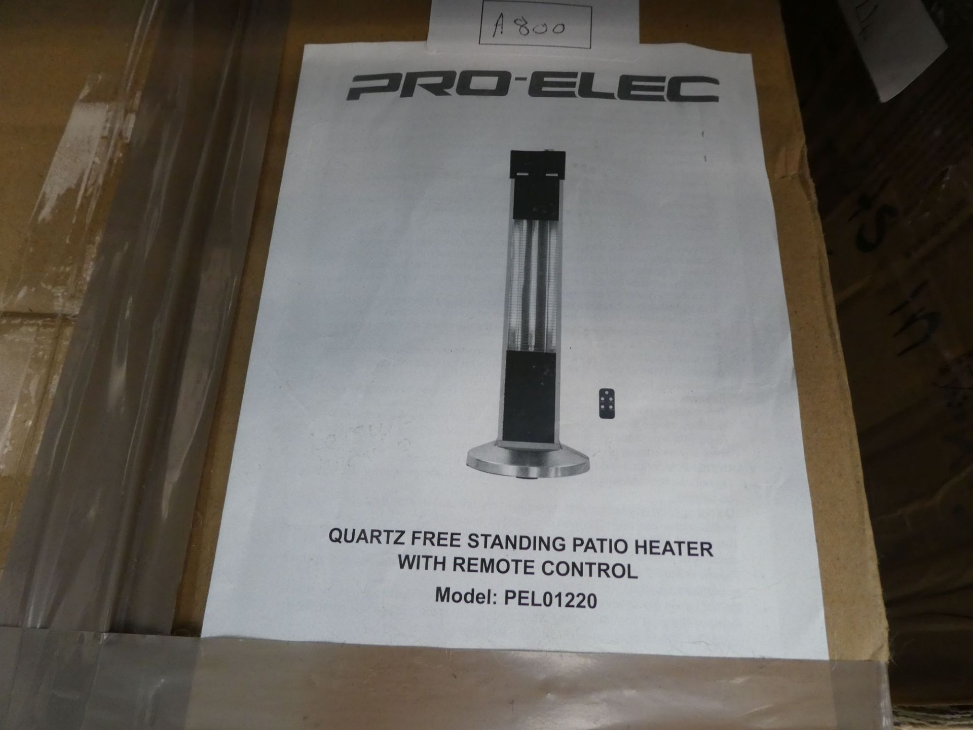 Pro Elec free standing patio heater