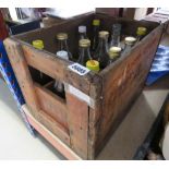 Tizer box with quantity of bottles