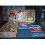 5642 Cage with Coronation programmes and ephemera