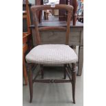 Victorian upholstered dining chair