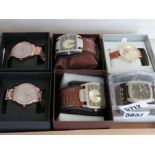 5657 6 gents wristwatches