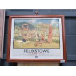 Reproduction Felixstowe advertising print