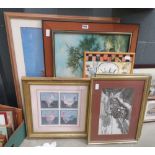 Quantity of prints to include steam trains, chickens, the baker and others