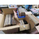 4 boxes containing vinyl records