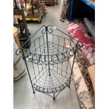 Wrought iron 2 tier plant stand