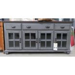 Grey painted pike and main sideboard