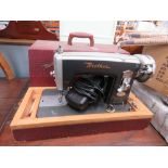Cased Brother sewing machine
