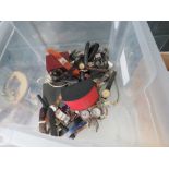 Box containing a qty of wristwatches