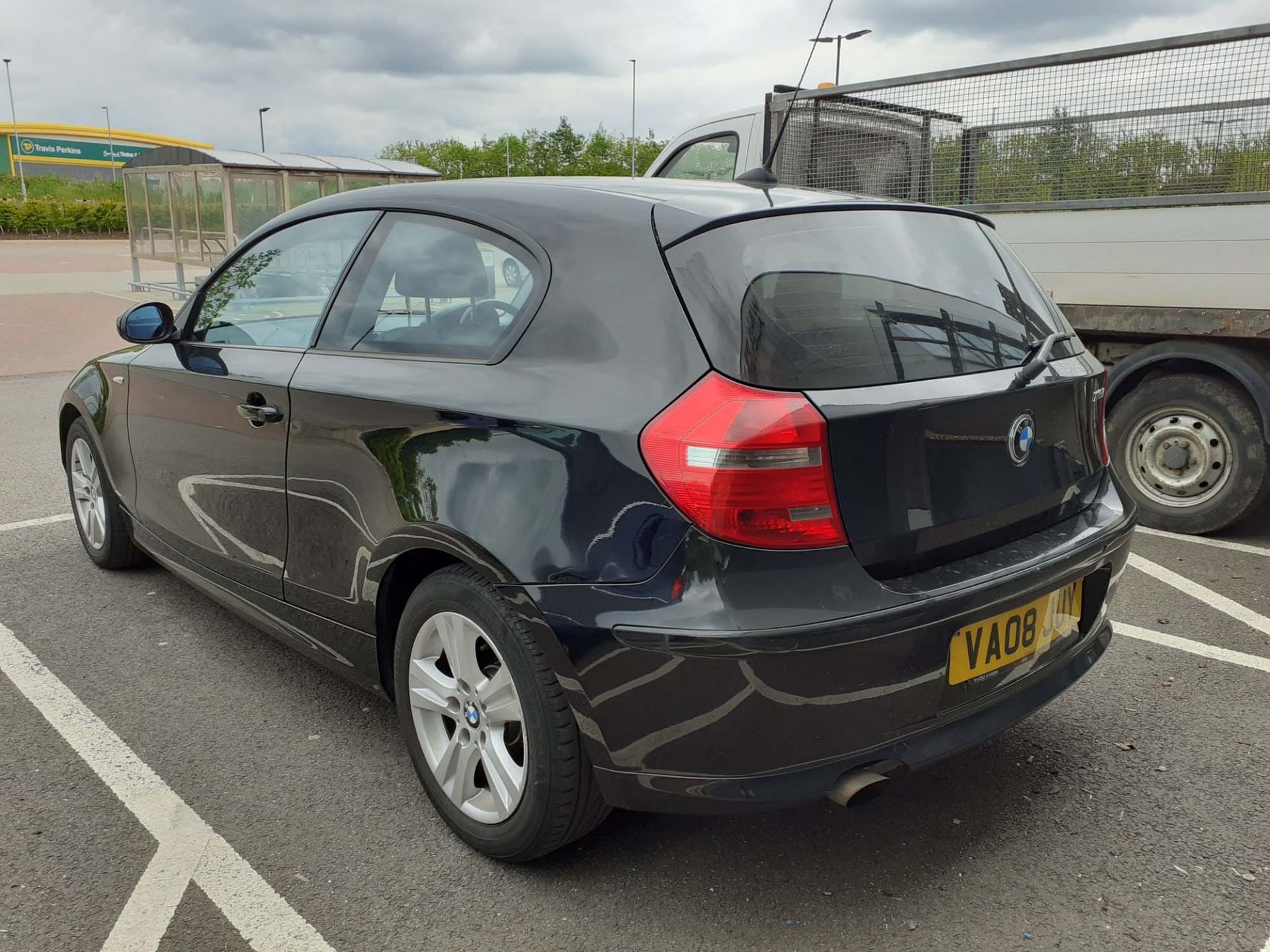 BMW 1161SE in black, registration VA08 JUY, 1600cc, petrol, with receipts and old MOT's, No V5 - Image 3 of 7