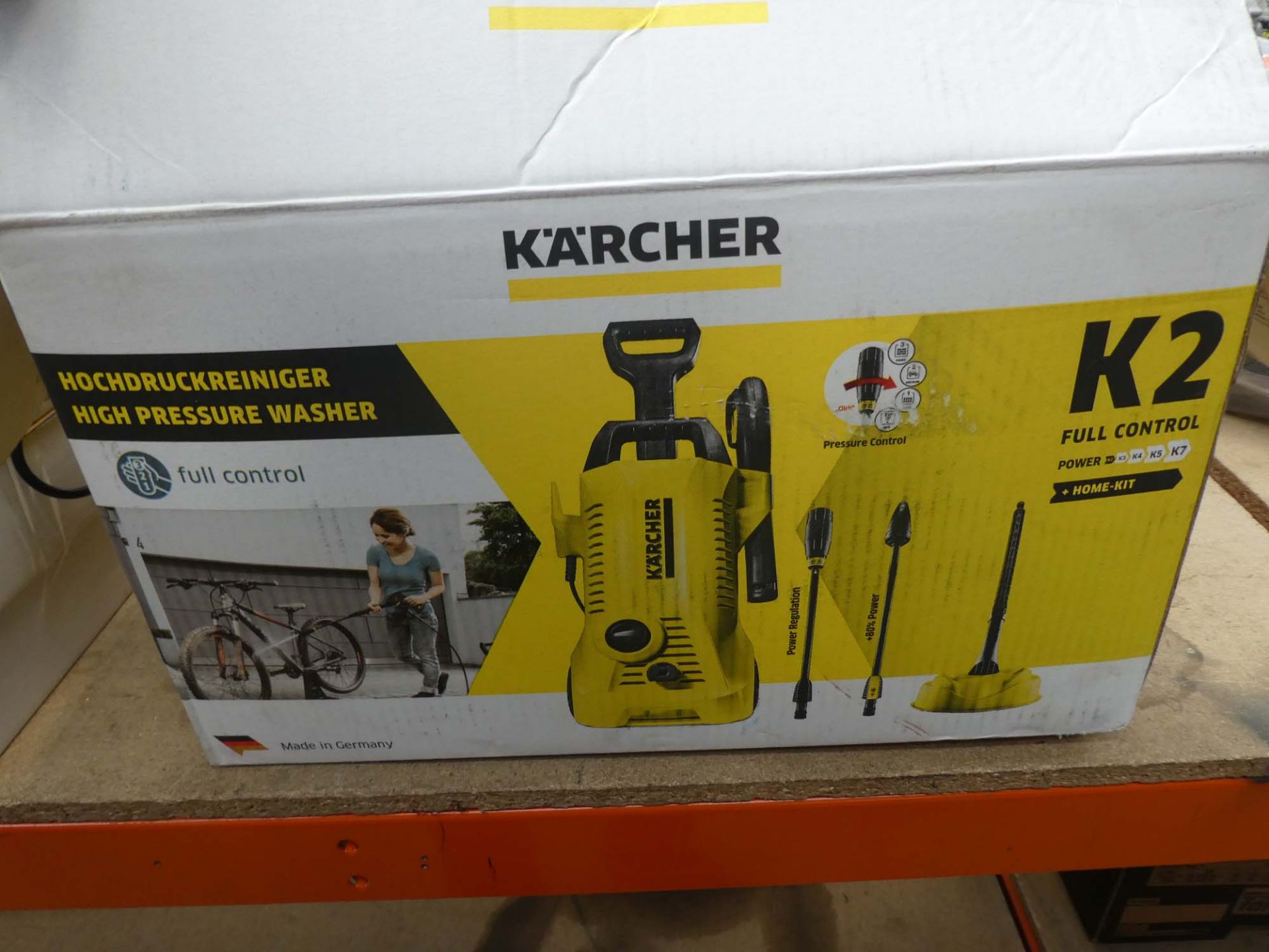 Karcher K2 full control electric pressure washer with patio cleaning head