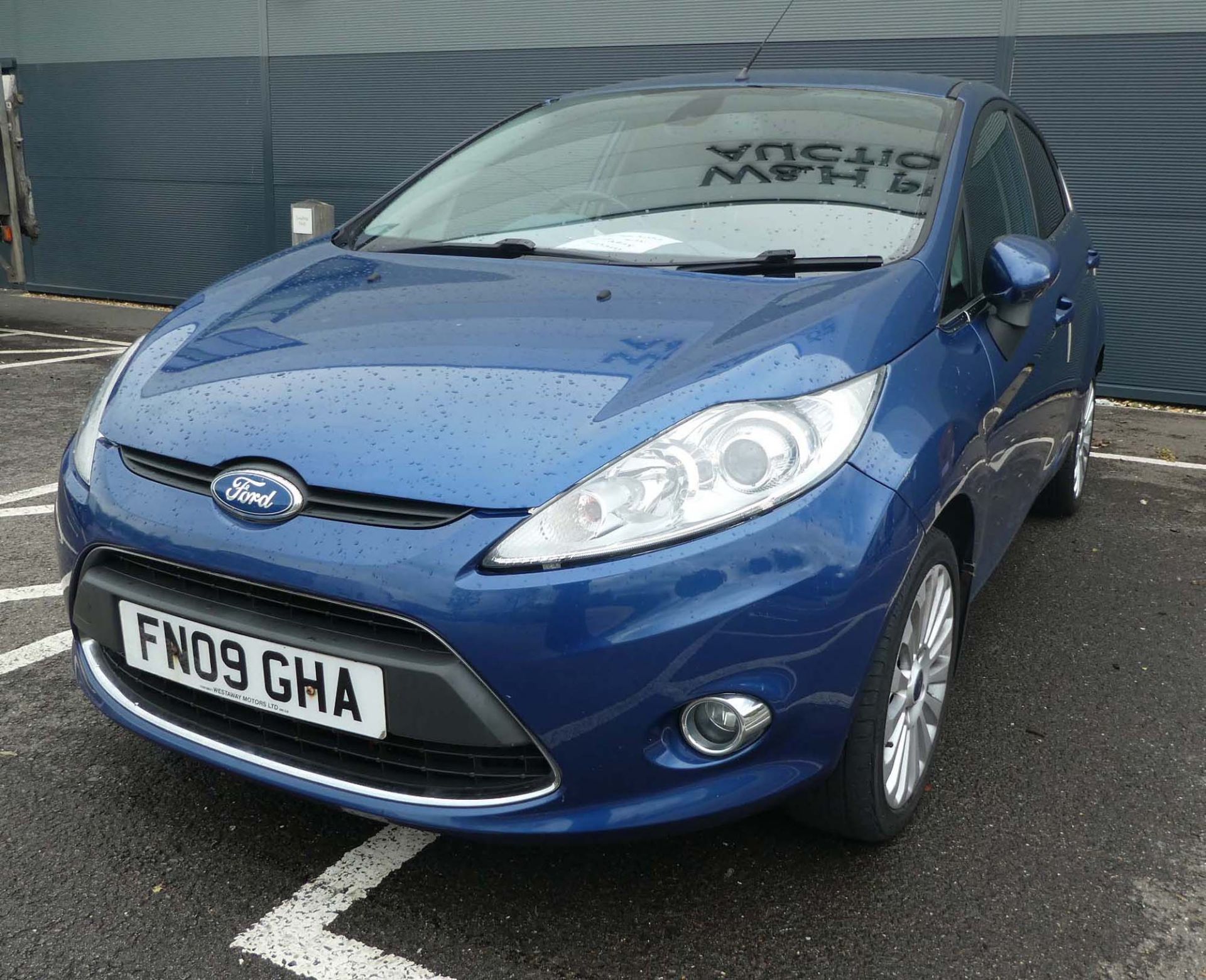 Ford Fiesta Titanium 96 in blue, registration plate FN09 GHA, first registered 01.03.2009, 5 door - Image 2 of 10