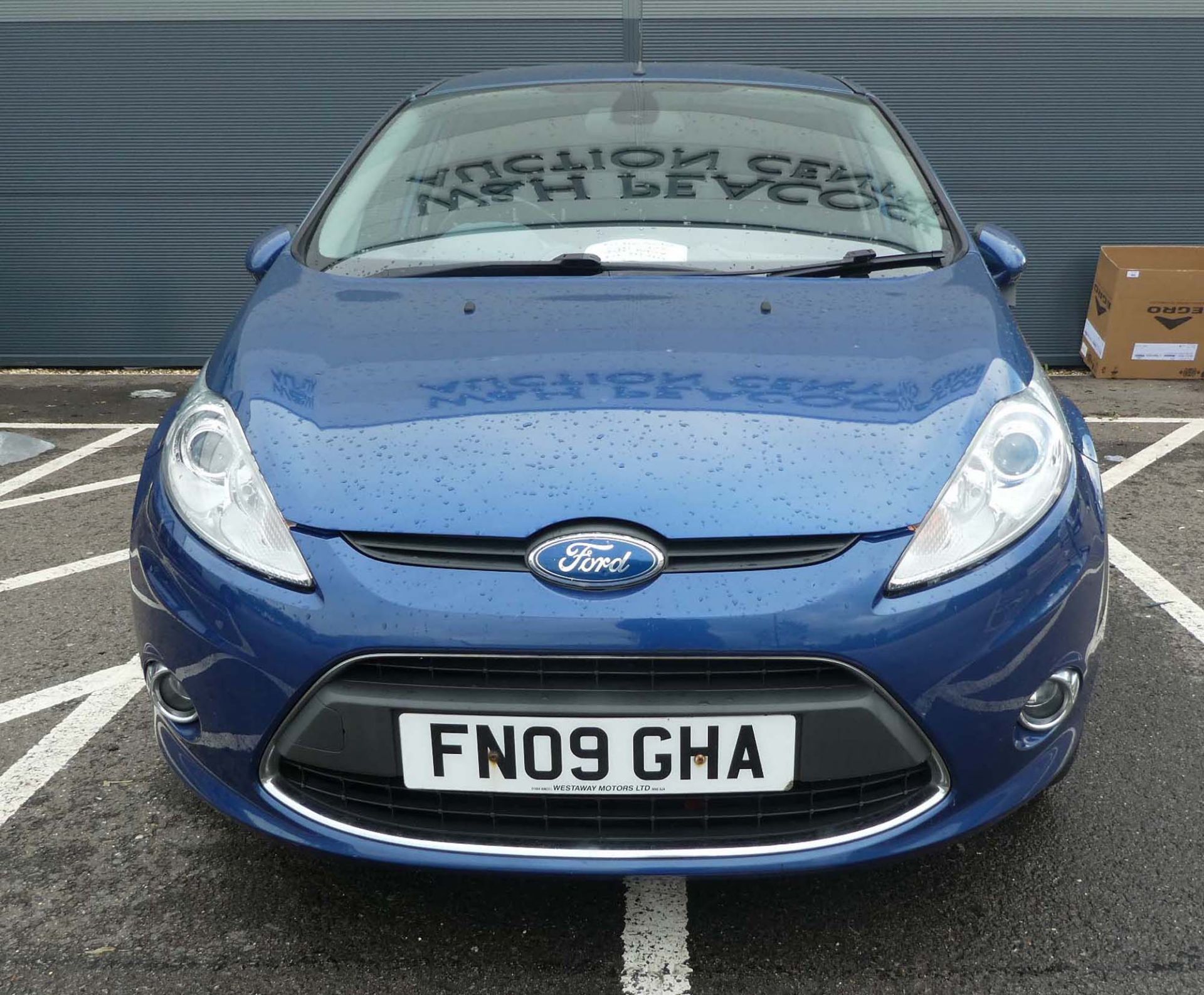 Ford Fiesta Titanium 96 in blue, registration plate FN09 GHA, first registered 01.03.2009, 5 door - Image 3 of 10