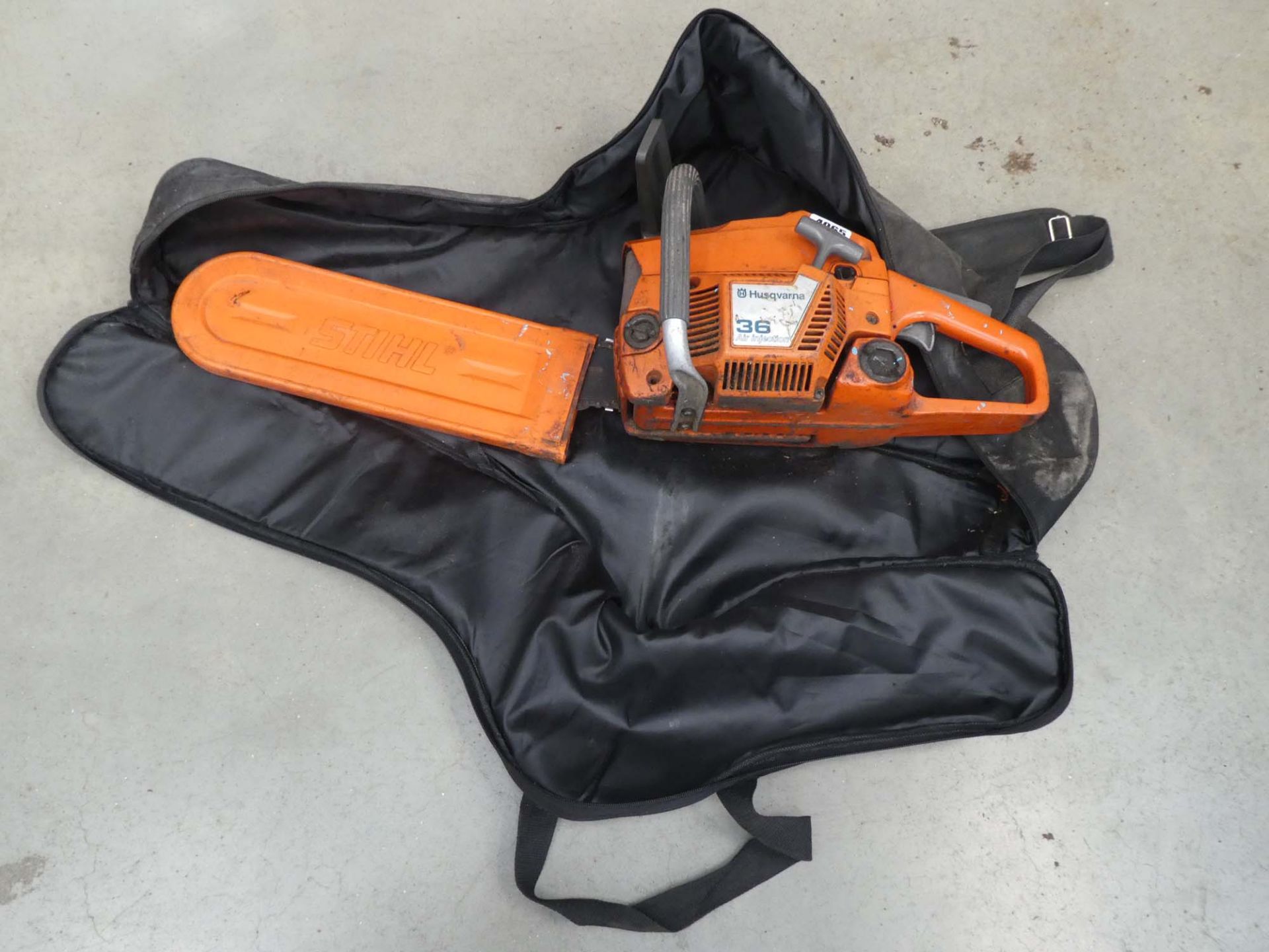 Husquvarna bagged chainsaw