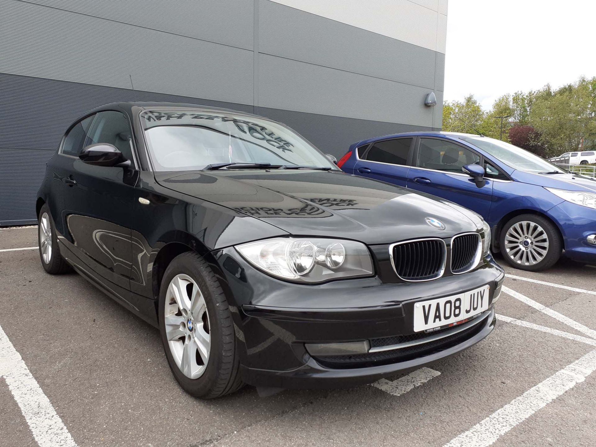 BMW 1161SE in black, registration VA08 JUY, 1600cc, petrol, with receipts and old MOT's, No V5