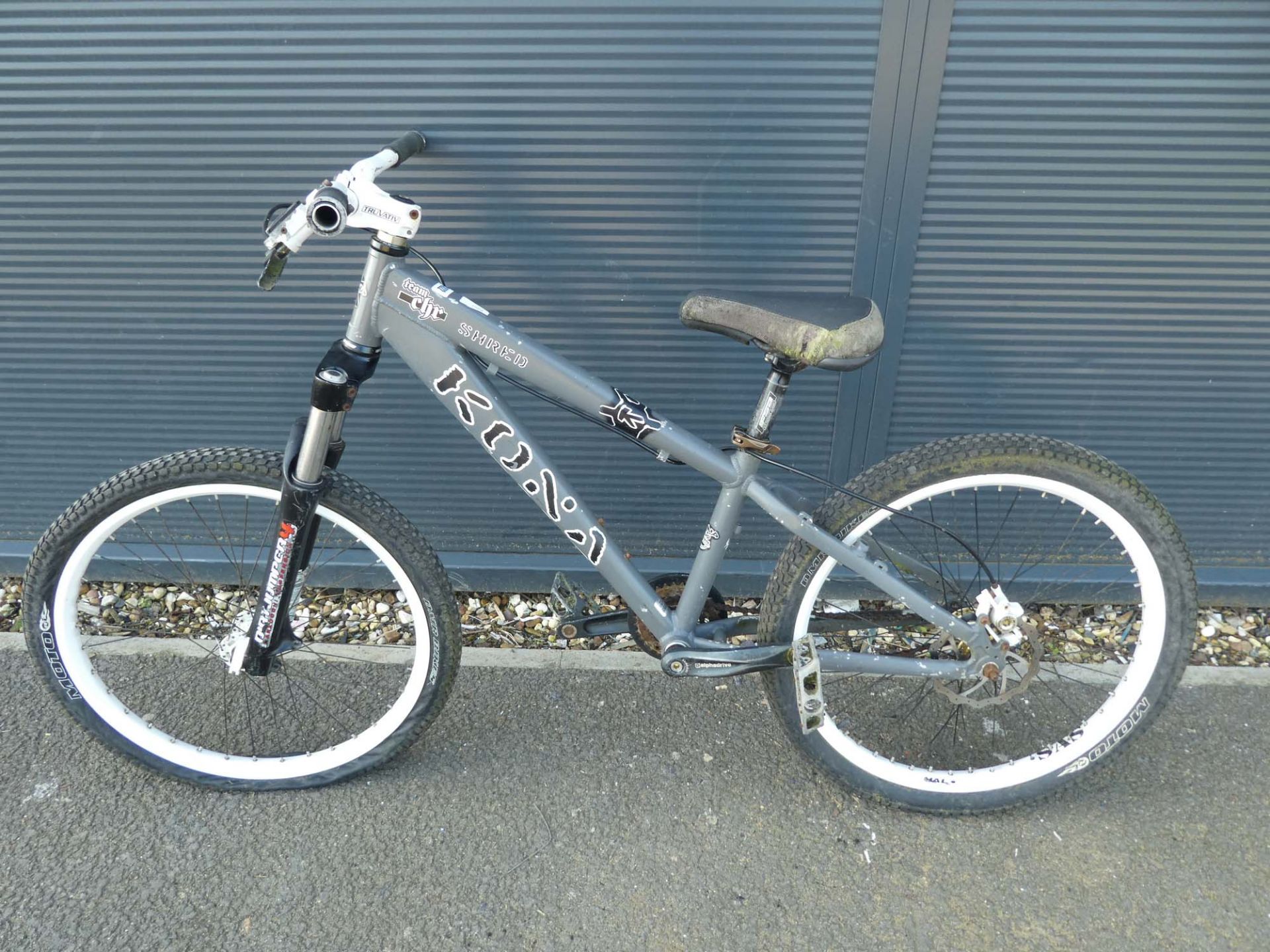 Kona grey BMX