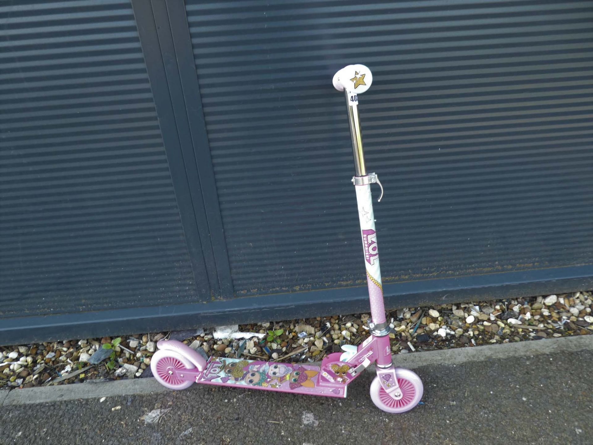 Pink LOL girls scooter