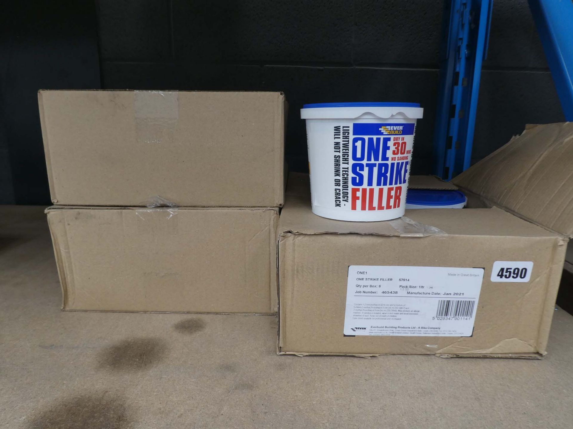 3 boxes of 1 strike filler