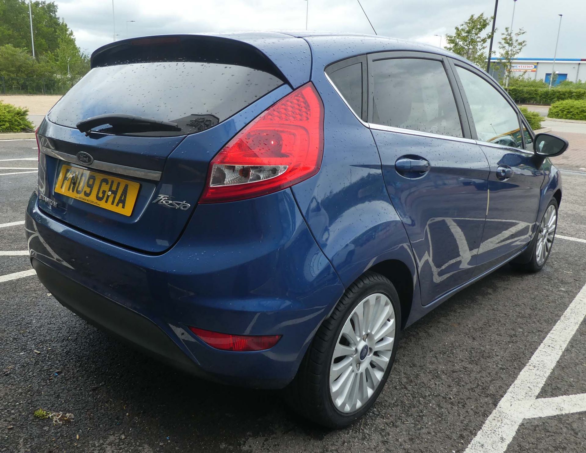 Ford Fiesta Titanium 96 in blue, registration plate FN09 GHA, first registered 01.03.2009, 5 door - Image 6 of 10