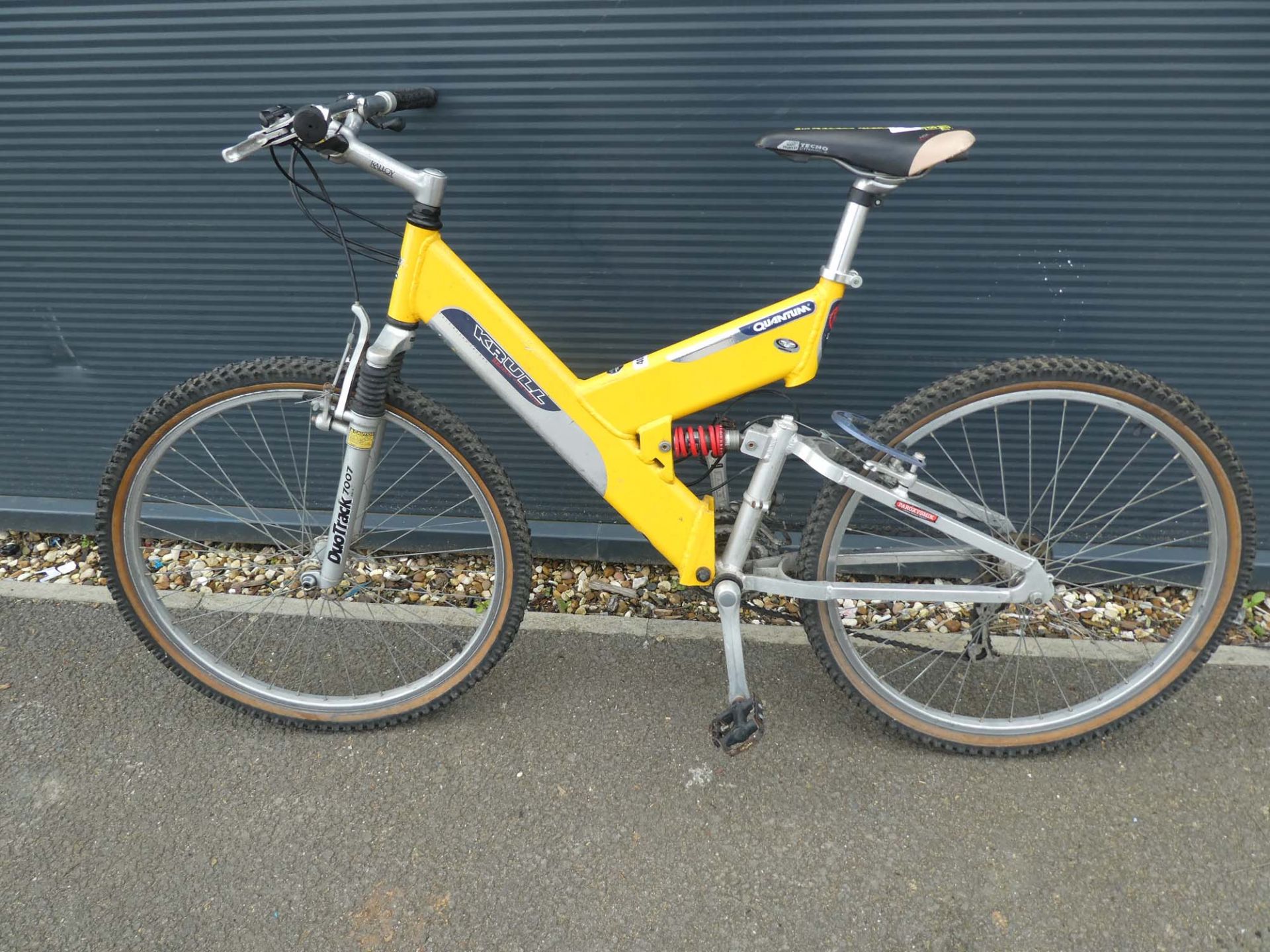 Krull yellow mountain bike