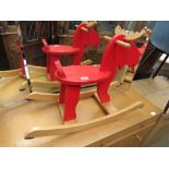 Childs rocking reindeer