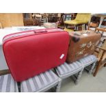 2 vintage suitcases