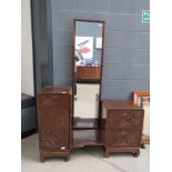 5026 1930's carved dressing table in Chinese style