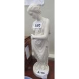 Plaster figure of classical lady