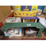 (9/14/2/3/6) 5 boxes containing James Bond, Fawlty Towers and other die cast cars plus boxed