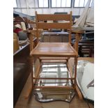 93(MCD) - Small beech child's rocking chair