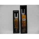 2 bottles of Penderyn Aur Cymru AC Madeira Finished Single Malt Welsh Whisky with boxes,