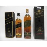 2 bottles of Johnnie Walker Malt Scotch Whisky,