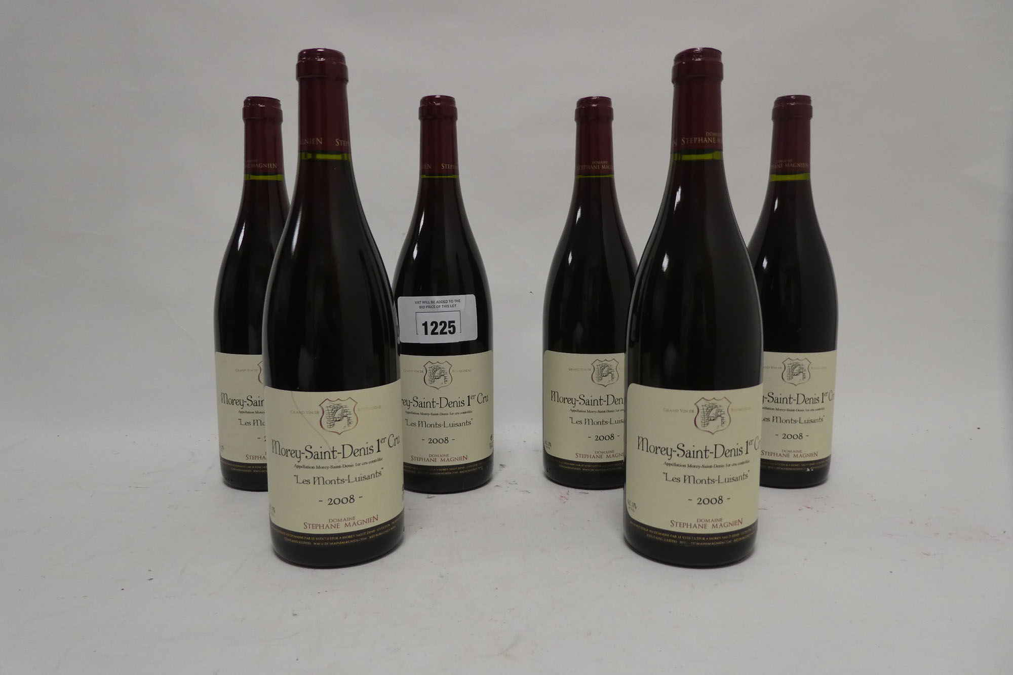 6 bottles of Domaine Stephane Magnien "Les Monts-Luisants" 2008 Morey-Saint-Denis 1er Cru Red