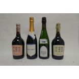 4 bottles of English Sparkling wines,