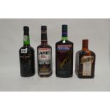 4 bottles, 1x Lamb's Navy Rum 70cl 40%, 1x Cointreau liqueur 70cl 40%,